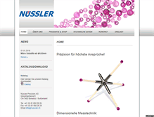 Tablet Screenshot of nuessler.ch